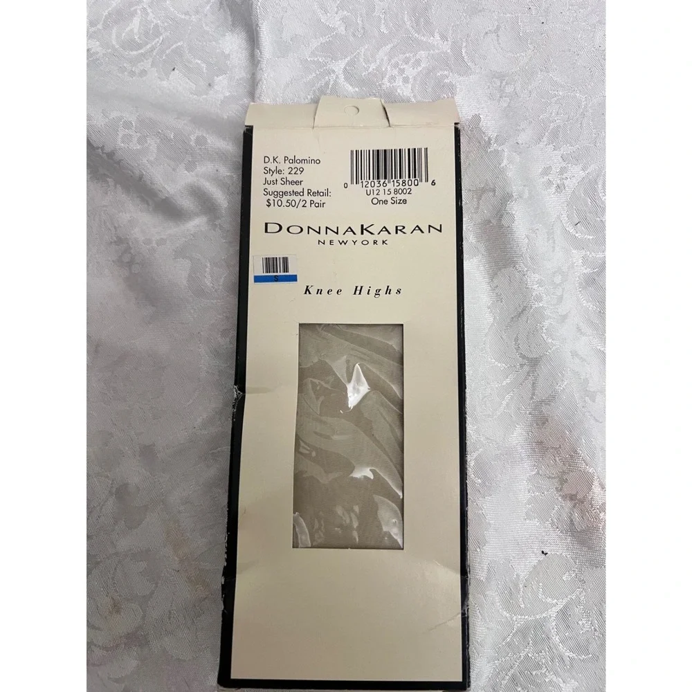 Donna Karan New York Just Sheer Knee Highs Palomino 229 One Size 2 Boxes 4 Pairs